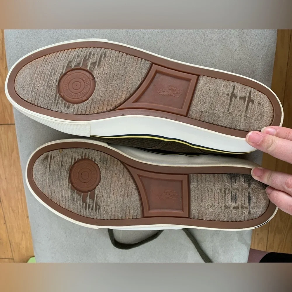 Men’s Polo by Ralph Lauren Morray Olive Canvas Lifestyle Shoes